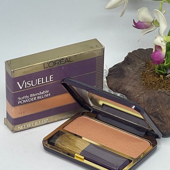 2 L'Oreal Visuelle Softly Blendable Powder Blush - 14 K - Full Size - New in Box - Picture 2 of 5